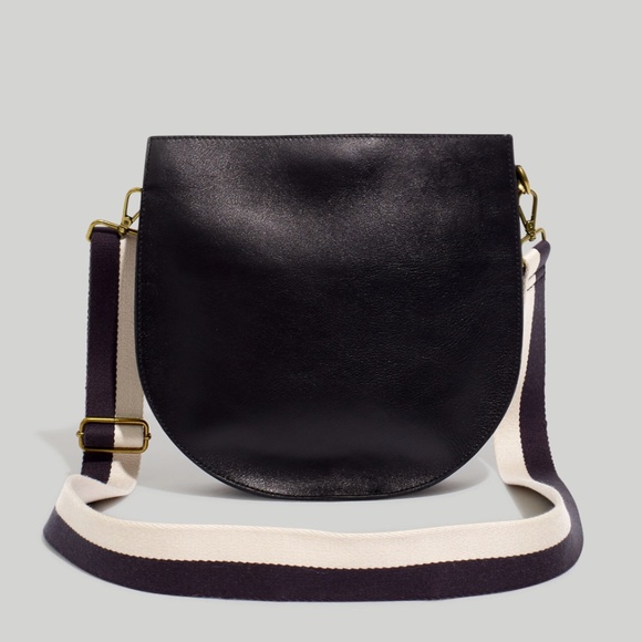 Madewell Bags New Madewell The Transport Saddle Bag In True Black
